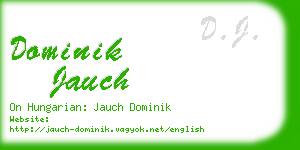 dominik jauch business card
